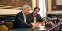 Avec François Bellot, Député-Bourgmestre de Rochefort