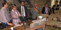 Visite de l'entreprise Tabac Martin à Bohan, le 20 mai 2011, en présence de la Ministre S. Laruelle