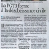 Scandale : la FGTB forme à la désobéissance civile !