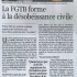 Scandale : la FGTB forme à la désobéissance civile !