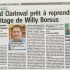 David Clarinval prêt à reprendre l'héritage de Willy Borsus